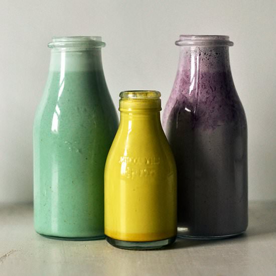Rainbow Superfood Nut Milks