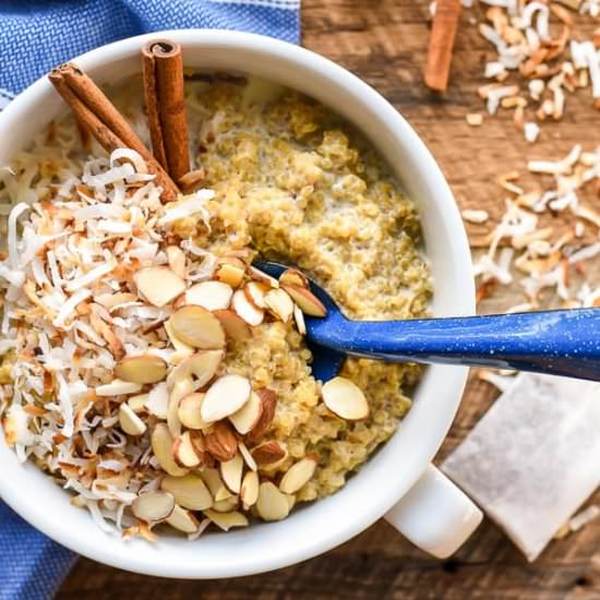 Chai Quinoa Breakfast Bowls