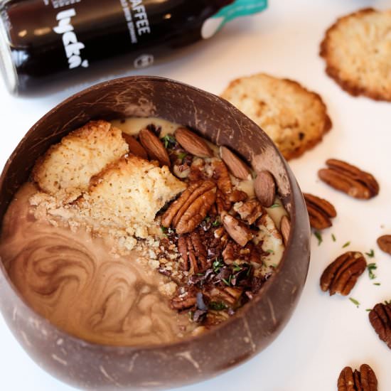 Cold Brew Coffee Cookie Pecan Bowl
