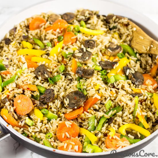 Mushroom Fried Rice