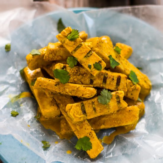 Vegan Curried Chicken “Wings”