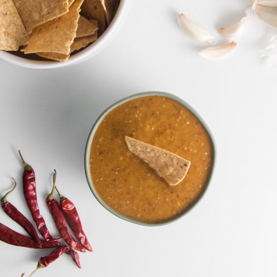 Tomatillo Chile de Arbol Salsa