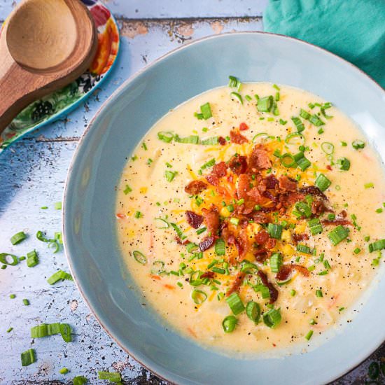loaded clam Chowder