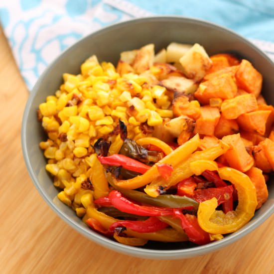 One Tray Vegetable Bake