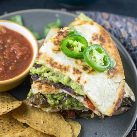 Loaded Avocado Quesadillas