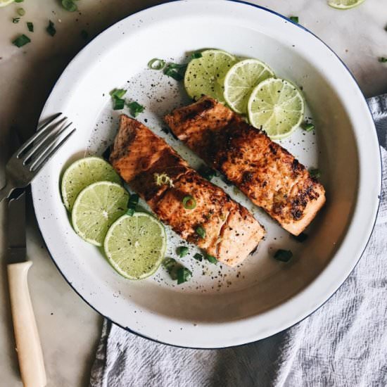 Lime and Black Pepper Salmon