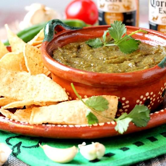 Cilantro and Garlic Salsa