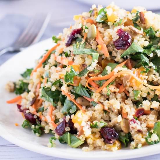 Winter Kale & Quinoa Salad