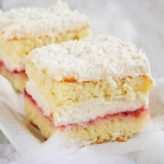 cake – swan fluff