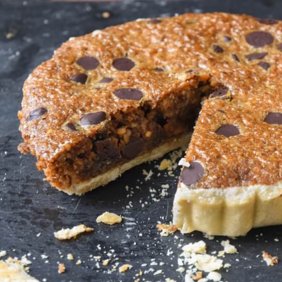 Nut and chocolate cake