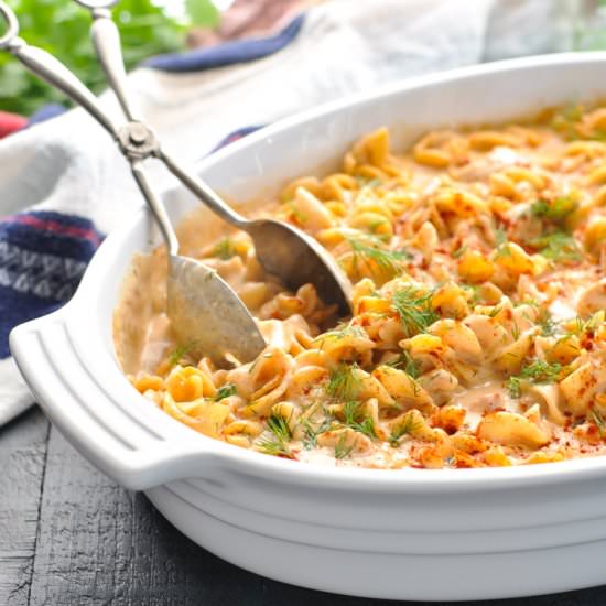 Dump-and-Bake Chicken Paprikash