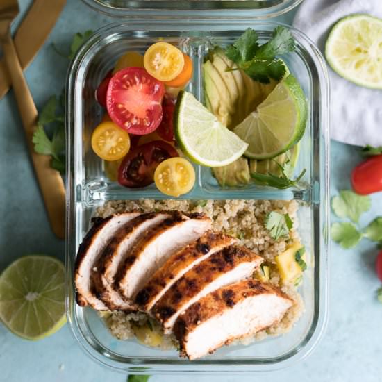 Meal Prep Chili Lime Chicken Bowls