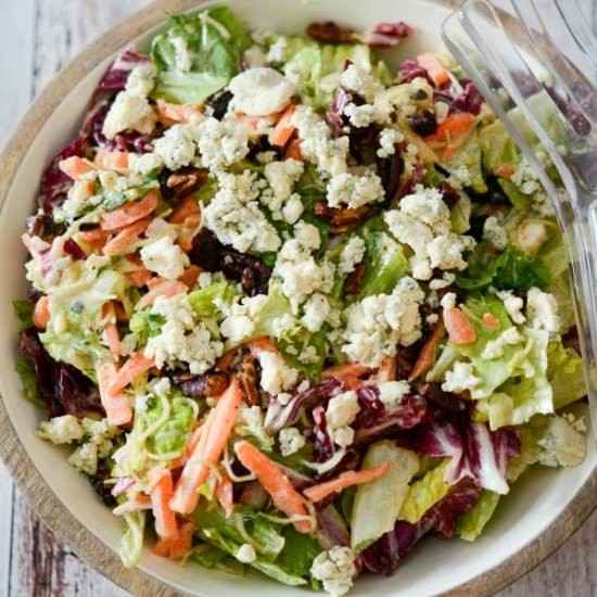 Bleu Cheese Pecan Chopped Salad