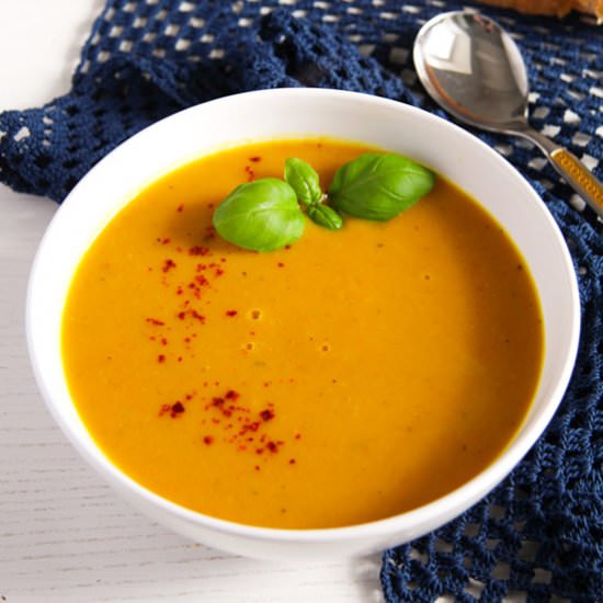 Sweet Potato Soup with Coconut Milk
