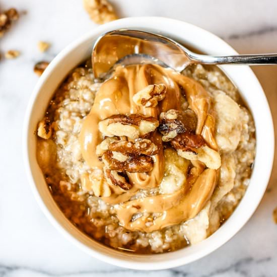 Peanut Butter Banana Oatmeal