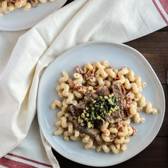 Tuscan Inspired Steak and Pasta