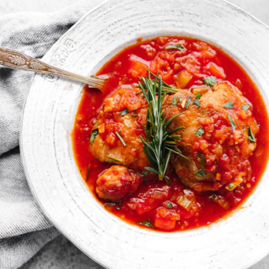 Pollo in Potacchio
