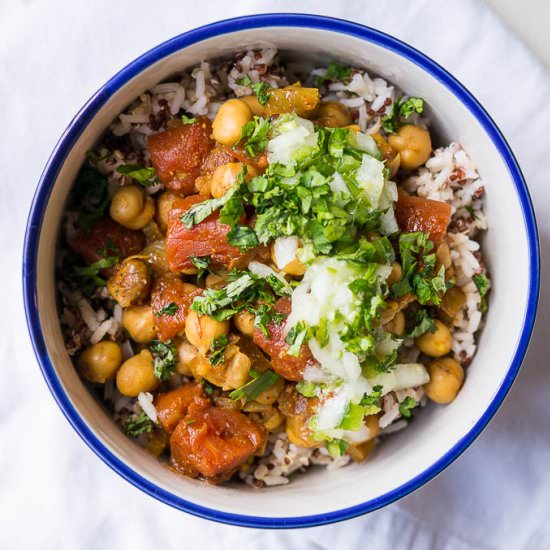 Pressure Cooker Chana Masala