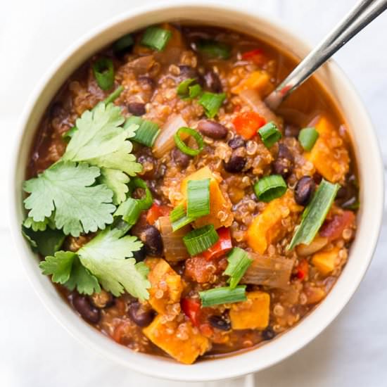 Pressure Cooker SP and Quinoa Chili