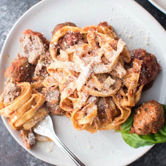 Cheesy Mozzarella Meatballs
