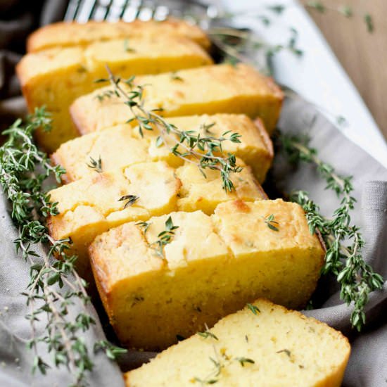 Kefir Fermented Sourdough Cornbread
