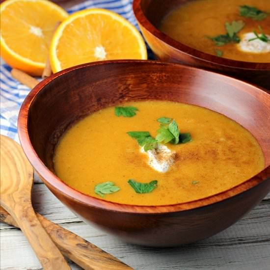 Moroccan Butternut Squash Soup