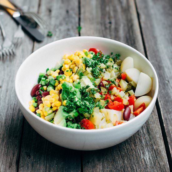 Easy Vegan Potato Salad (Oil-Free)