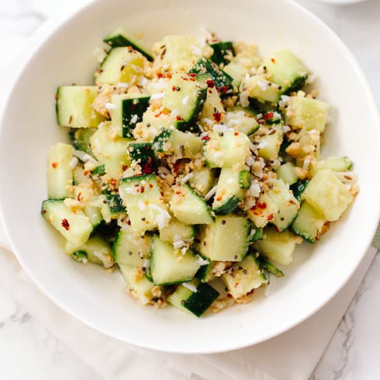 Indian-Spiced Cucumber Salad