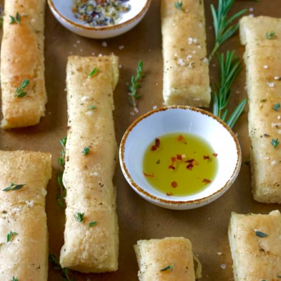 Easy Semolina Breadsticks