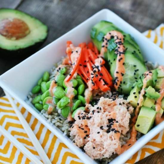 Spicy Tuna Sushi Bowls