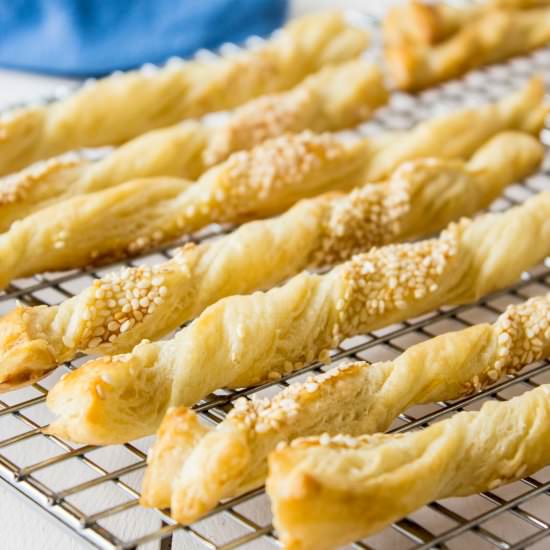 Puff Pastry Straws
