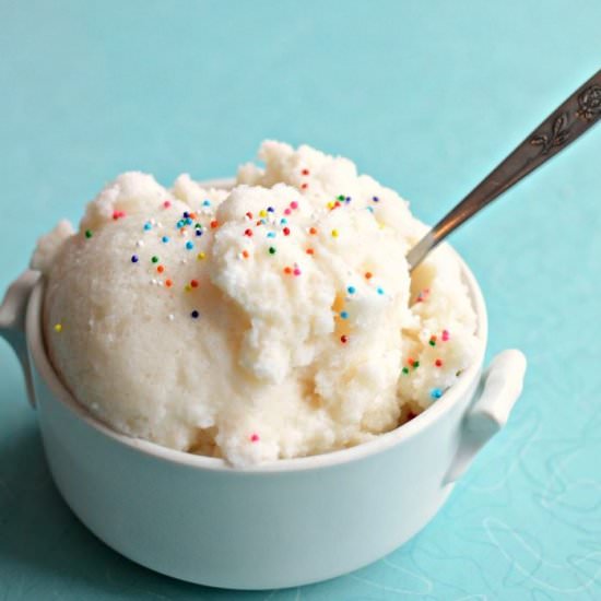 Quick and Easy Snow Ice Cream