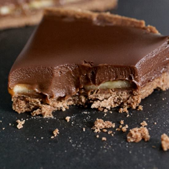 Chocolate Banana Tart