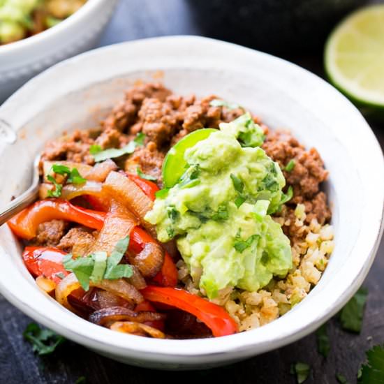 Paleo Burrito Bowls