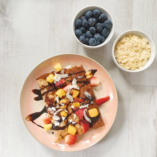 Healthy and Easy Vegan Crepes