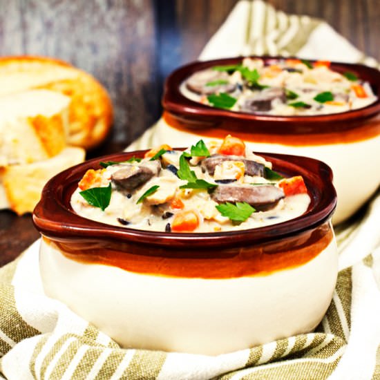 Creamy Chicken Rice Soup