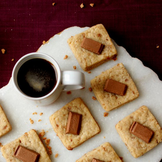 Coffee Toffee Lindt Shortbread