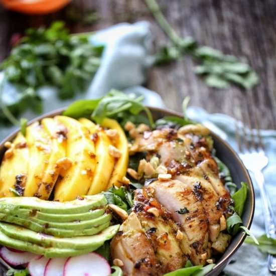 Cilantro Lime Grilled Chicken Salad