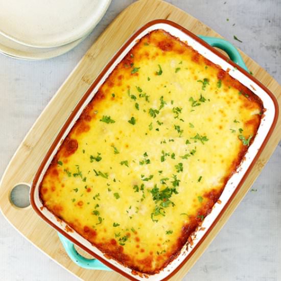 Chicken & Ham Cordon Bleu Lasagne