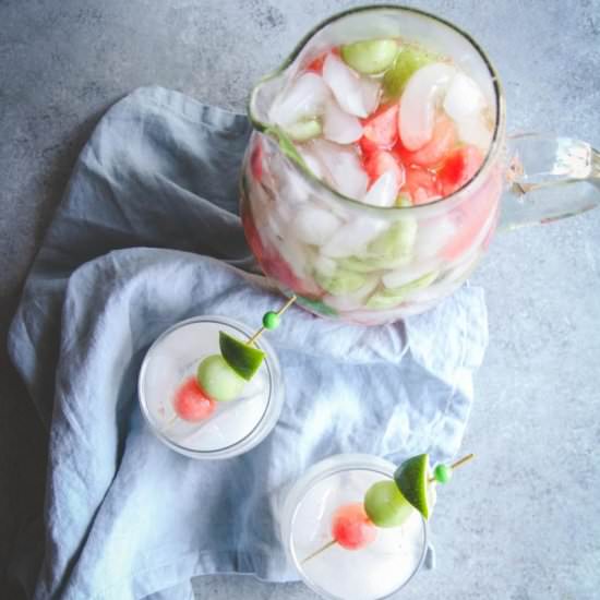 Refreshing Cucumber Melon Spritzer