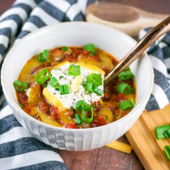 Easy Slow Cooker Chili