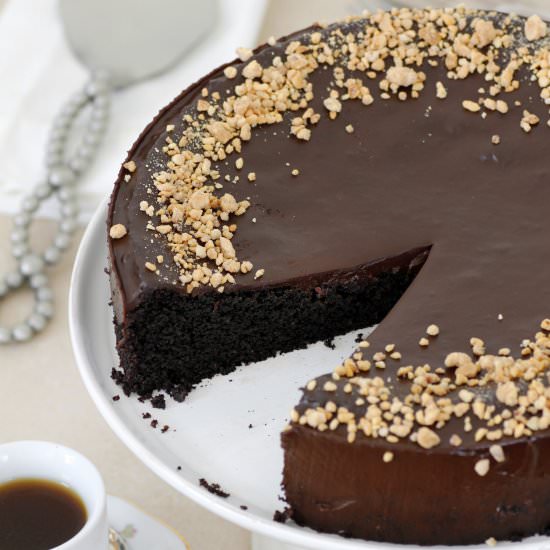 Almond and Olive Oil Chocolate Cake