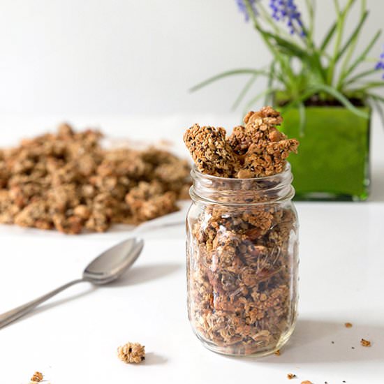 Black Sesame & Chia Seed Granola