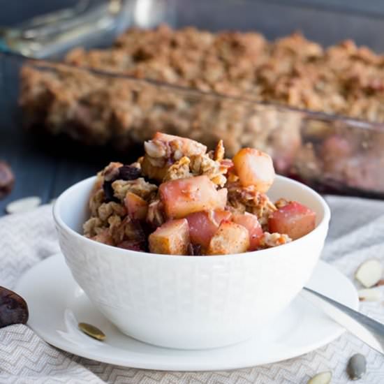 Healthy Winter Fruit Crisp