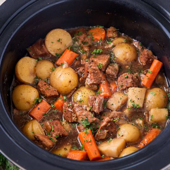 Horseradish Slow Cooker Beef Stew