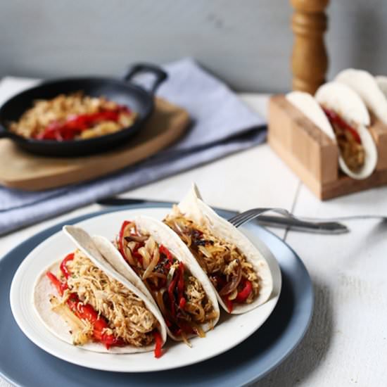 Chicken fajitas