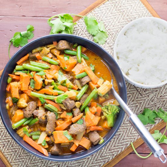 Thai Beef & Sweet Potato Red Curry