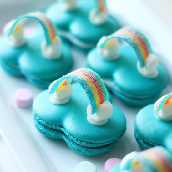 Over the Rainbow Macarons
