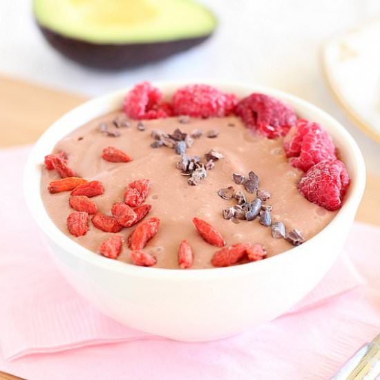 Chocolate Raspberry Smoothie