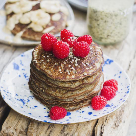 Hemp and Almond Pancakes